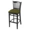 Holland Bar Stool Co 25" Counter Stool, Black Finish, Graph Parrot Seat 312025Blk015 - alternate 1
